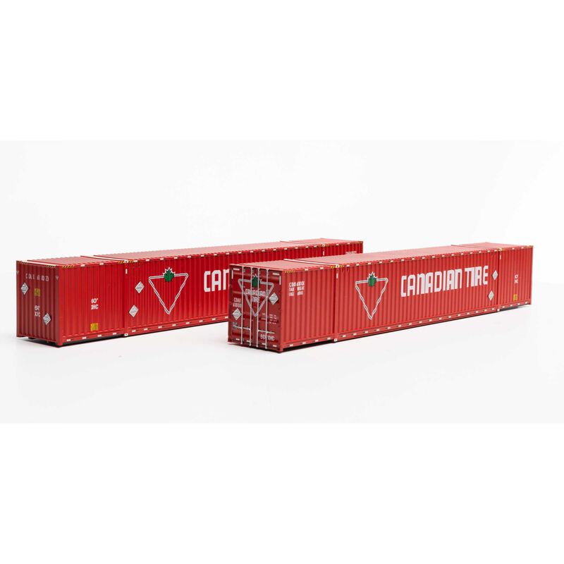 Athearn HO 60' Container, CDAU #618023/618100 (2) - ATH28532