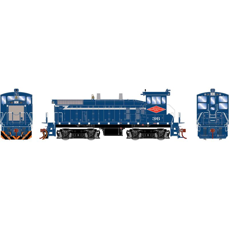 Athearn HO SW1500, Minneapolis Northfield & Southern #36