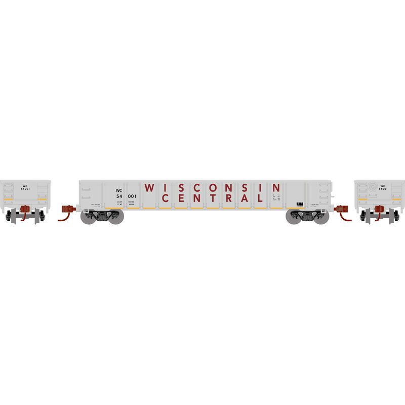 Athearn N 52' Mill Gondola, Wisconsin Central #54001 - ATH3561