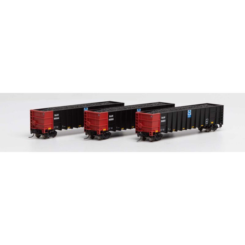 Athearn N Thrall High Side Gondola w/Load, DJJX #2 (3) - ATH3834