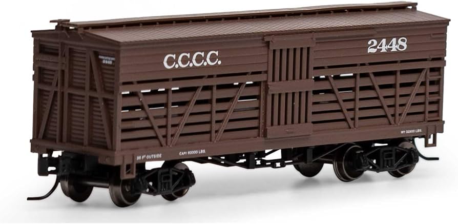 Athearn N 36' Old Time Stock Car, CCCC #2448 - ATH5239