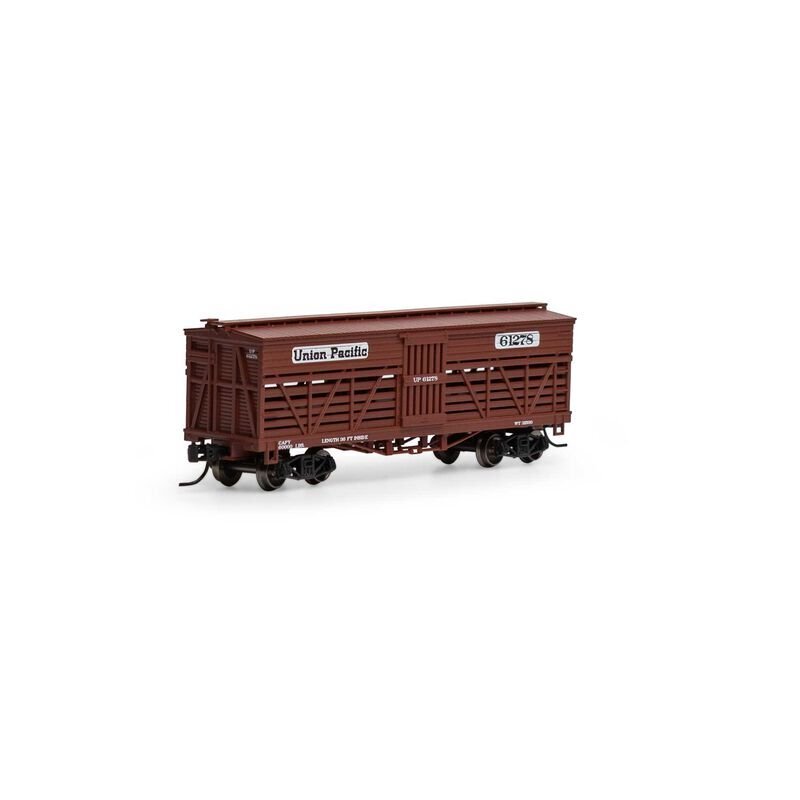 Athearn N 36' Old Time Stock Car, UP #61278 - ATH5244