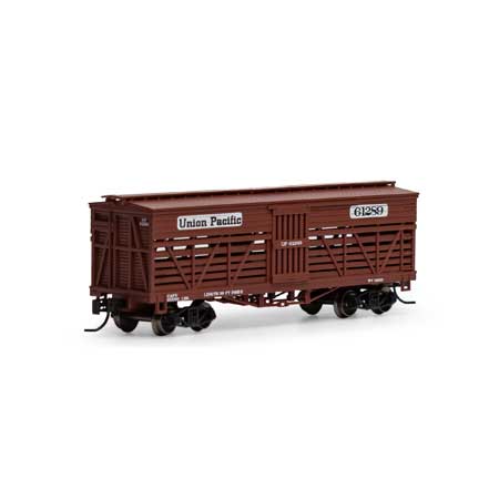 Athearn N 36' Old Time Stock Car, UP #61289 - ATH5245