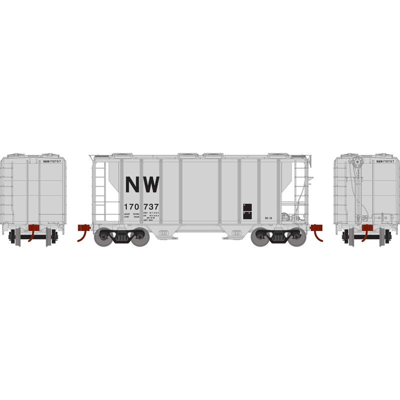 Athearn HO RTR PS-2 2600 Covered Hopper, N&W #170737 - ATH63794