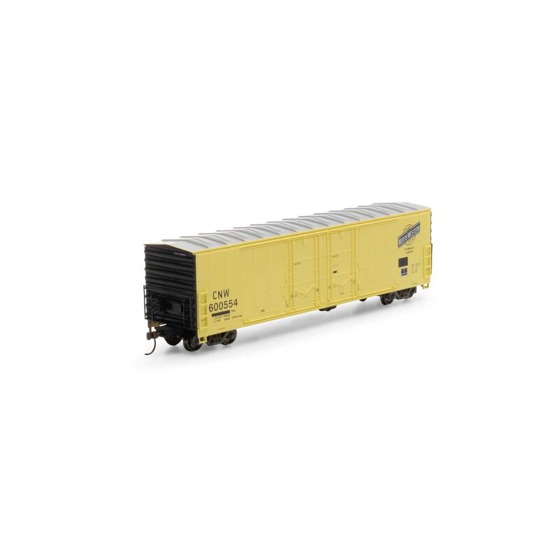 Athearn HO RTR 50' Evans DD Plug Box, C&NW #600554 - ATH67946