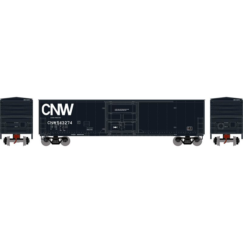 HO 50' Superior Plug Box, C&NW #543274