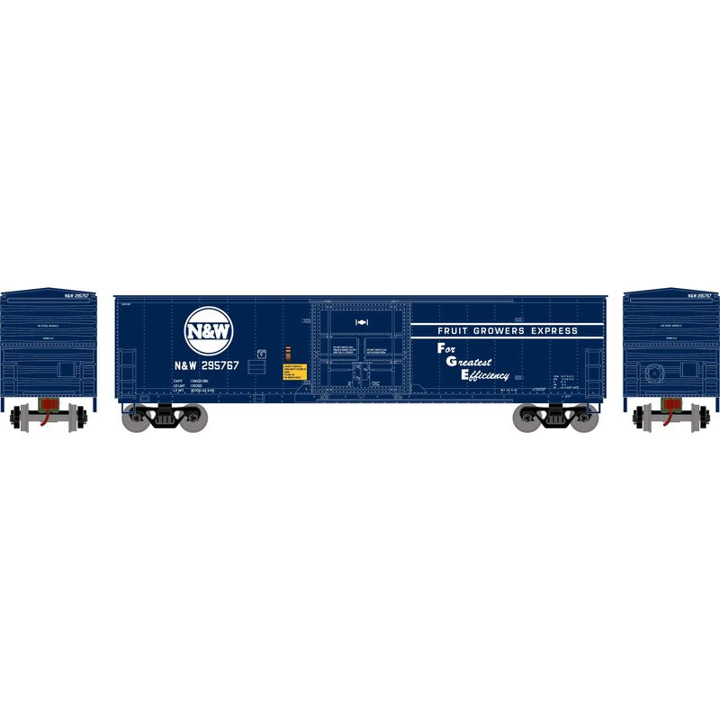Athearn HO RTR 50' Superior Plug Door Box, N&W #295767 - ATH71031