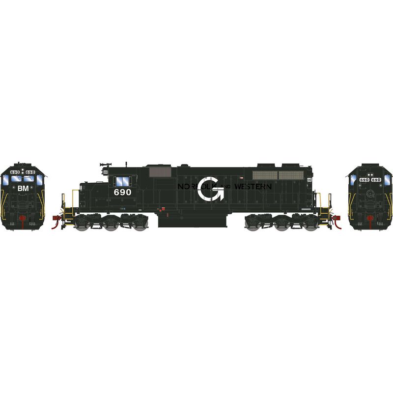 Athearn HO RTR SD39, B&M #690 - ATH71493