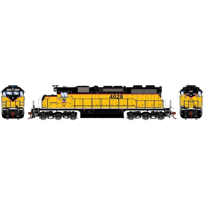 Athearn HO RTR SD39 w/DCC & Sound, DAIR #4028 - ATH71592