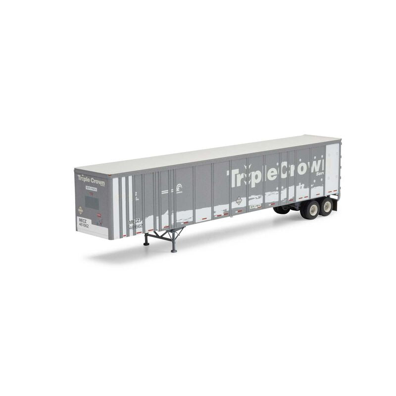 HO 53' Wabash Plate Trailer, MECZ #461662