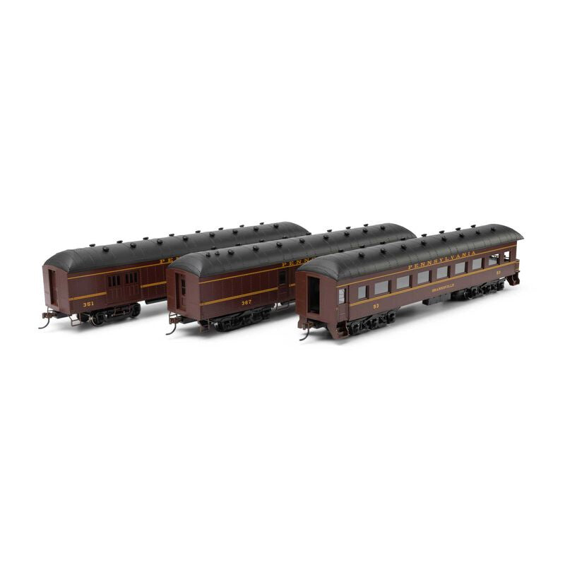 Athearn HO RTR Arch Roof Set, PRR (3)