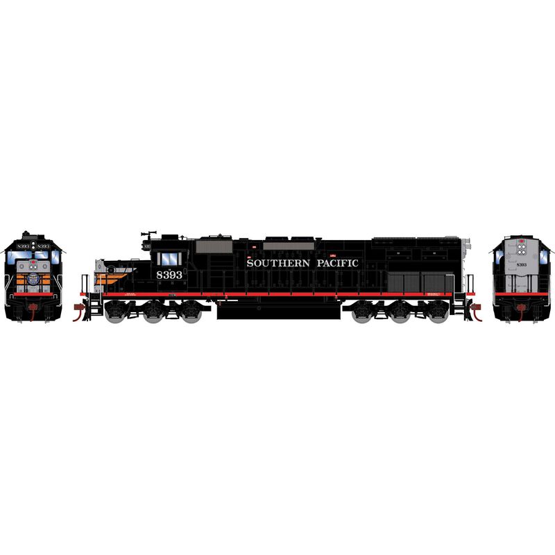 Athearn SD40T-2, SP/Black Widow #8393