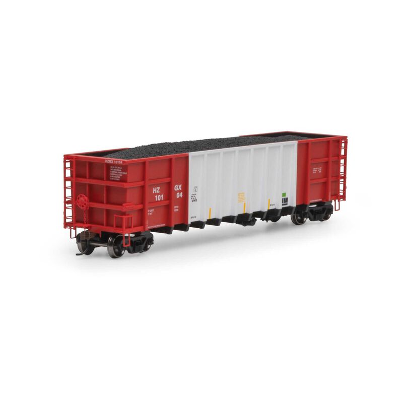 Athearn HO RTR Thrall High Side Gondola/Ld,HZGX/Wht #10104 - ATH7479
