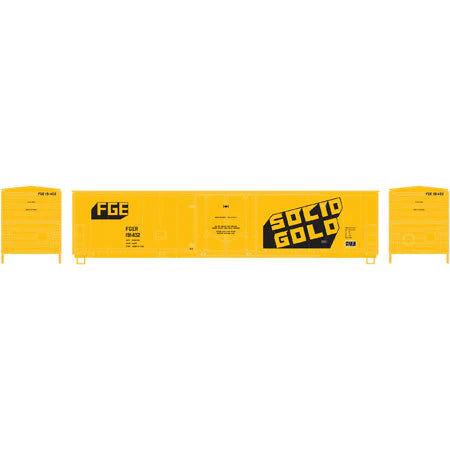 Athearn HO RTR 50' Youngstown Door Box ,FGE/Gold #191465 - ATH74958