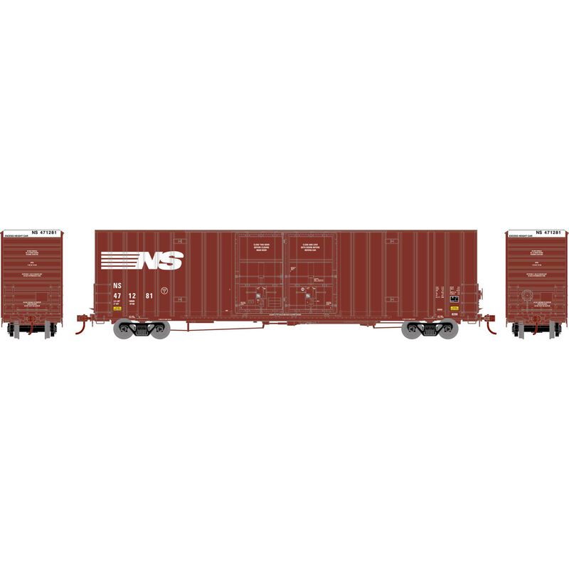 Athearn HO RTR 60' Gunderson Box, NS #471281 - ATH75306
