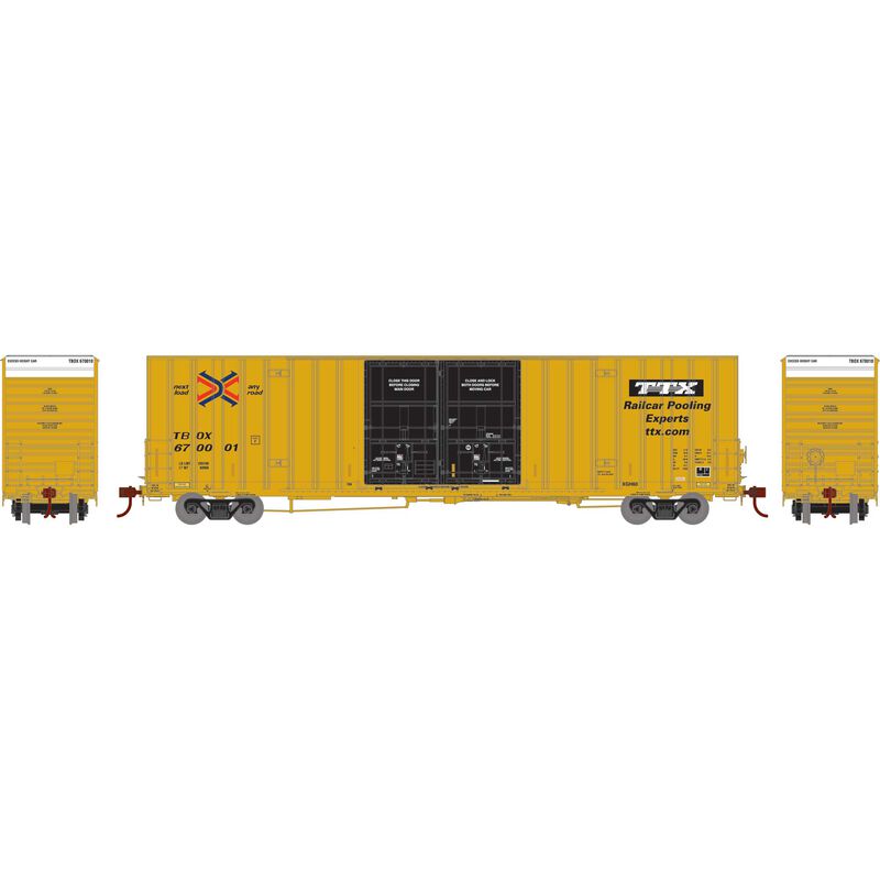 Athearn HO 60' Gunderson Box, TBOX #670001