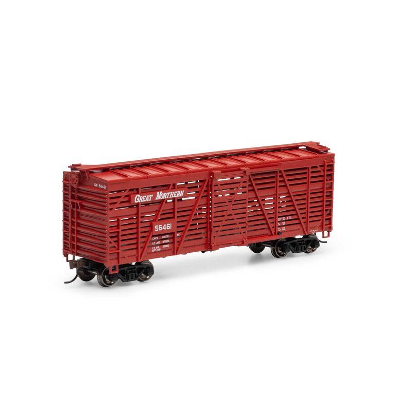 Athearn - HO 40' Stock Car, GN #56461 - ATH75999