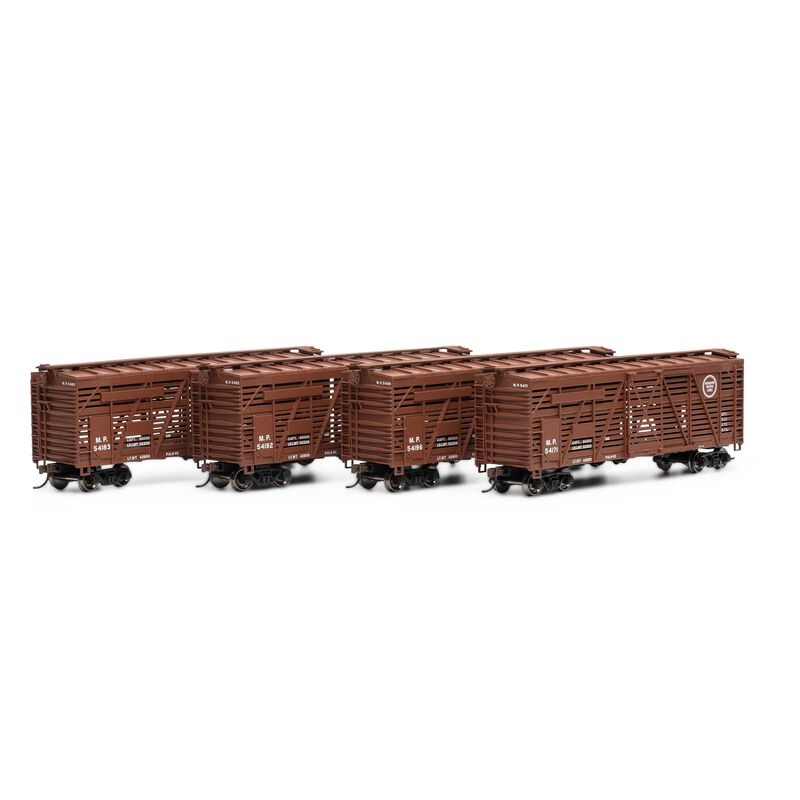 Athearn - HO 40' Stock Car, MP #1 (4) - ATH76003