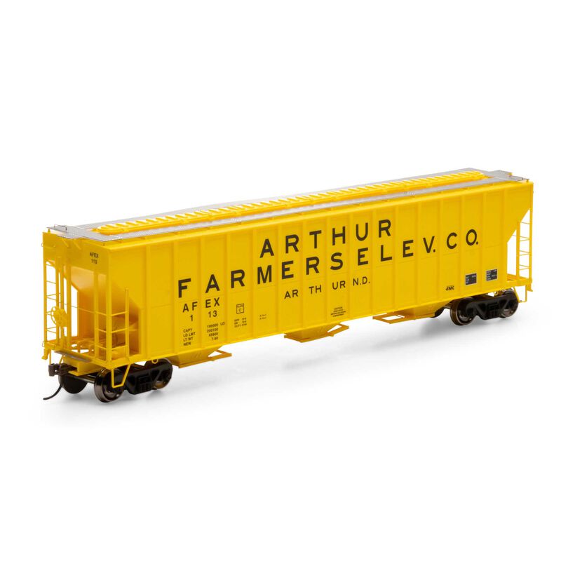 Athearn HO RTR FMC 4700 Covered Hopper, AFEX #113 - ATH81578