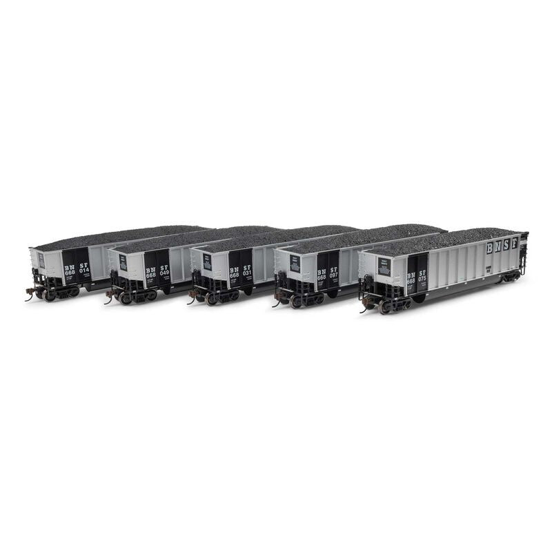 Athearn HO Bethgon Coalporter w/Load, BNSF #3 (5)