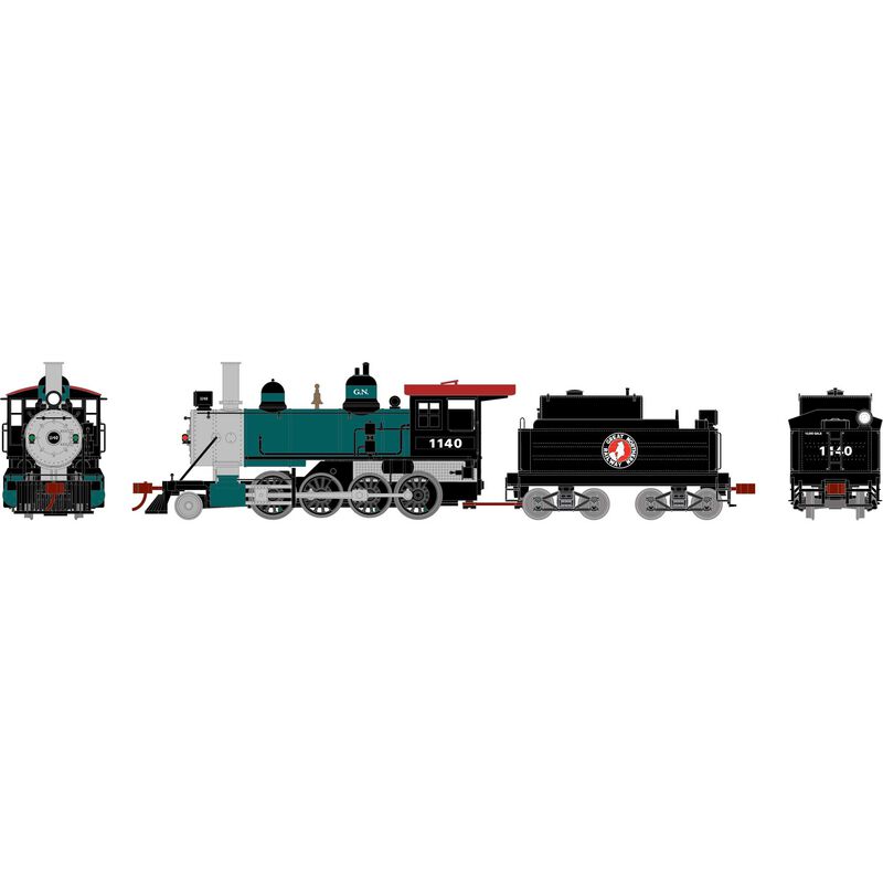 Athearn HO Old Time 2-8-0, GN #1140