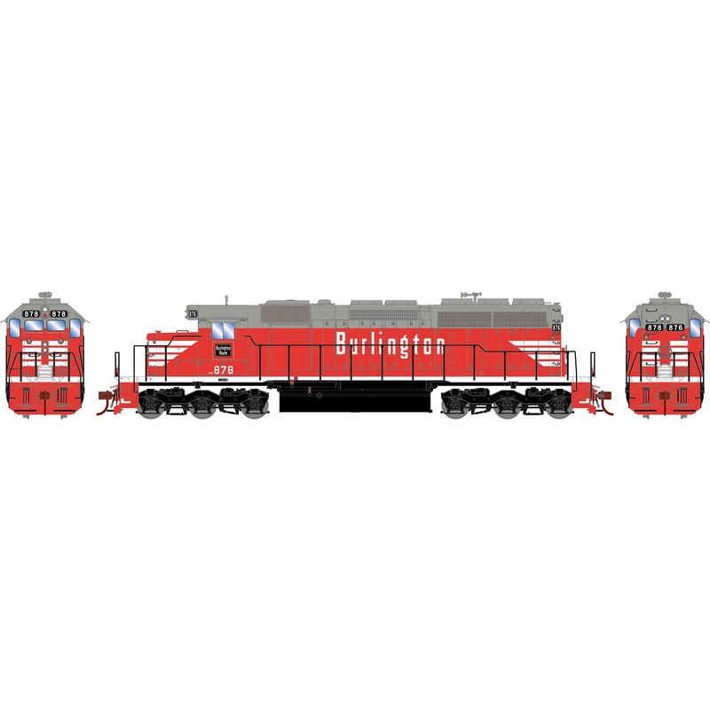 HO SD40, Colorado & Southern #878