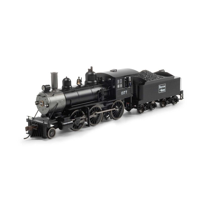 Athearn HO RTR Old Time 2-6-0 Mogul w/DCC & Sound,Boston & Maine (B&M)#1377