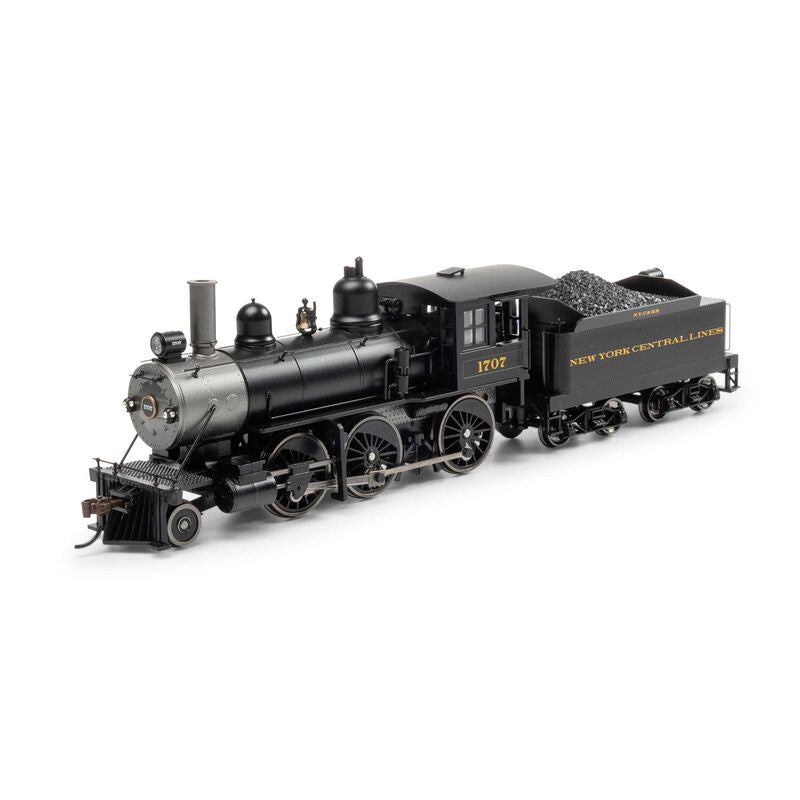 Athearn HO RTR Old Time 2-6-0 Mogul w/DCC & Sound,New York Central (NYC)#1707