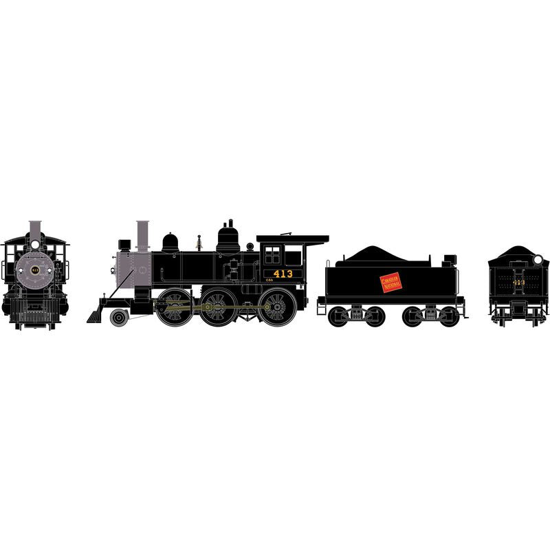 Athearn HO RTR Old Time 2-6-0 Mogul w/DCC & Sound, Canadian National (CN)#413