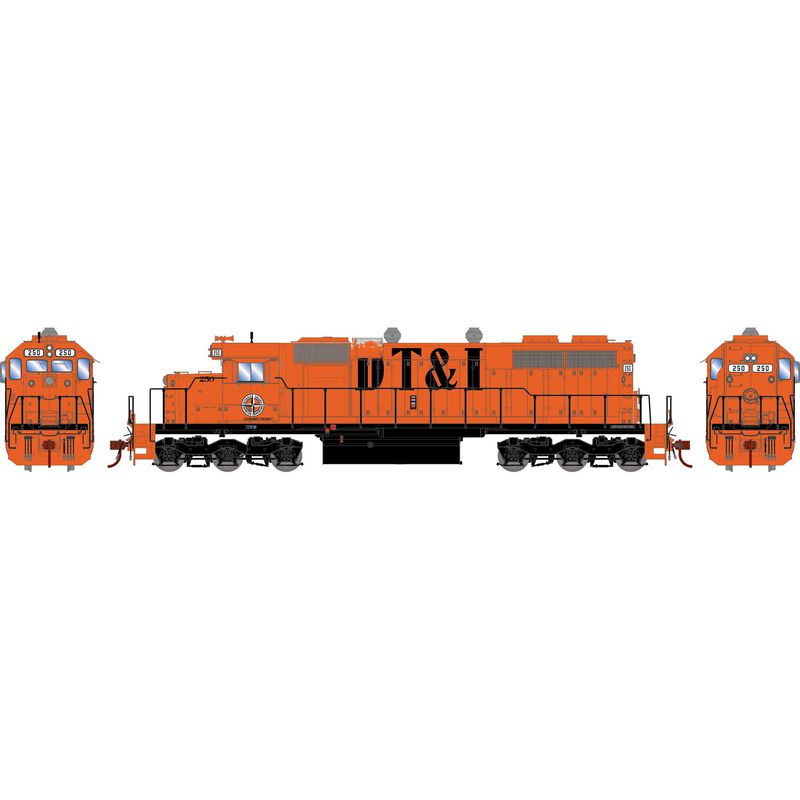 Athearn HO RTR SD38, DT&I #250