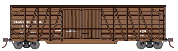 Athearn HO RTR 50' Single Sheathed Box, IC #40123 - ATH90083