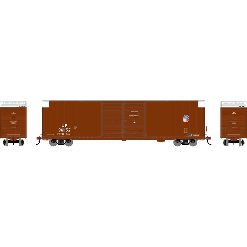 Athearn HO RTR FMC 60' DD/SS Hi-Cube Box, UP #961132 - ATH90584