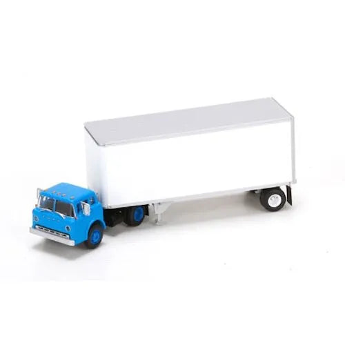 Athearn HO RTR Ford C w/28' Smooth Trailer, Owner/Operator - ATH90987