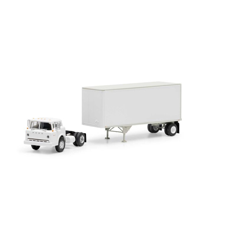 Athearn HO RTR Ford C/28' Trailer, Owner Operator