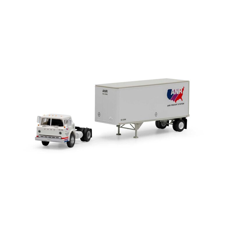 Athearn HO RTR Ford C/28' Trailer, ANR Freight System