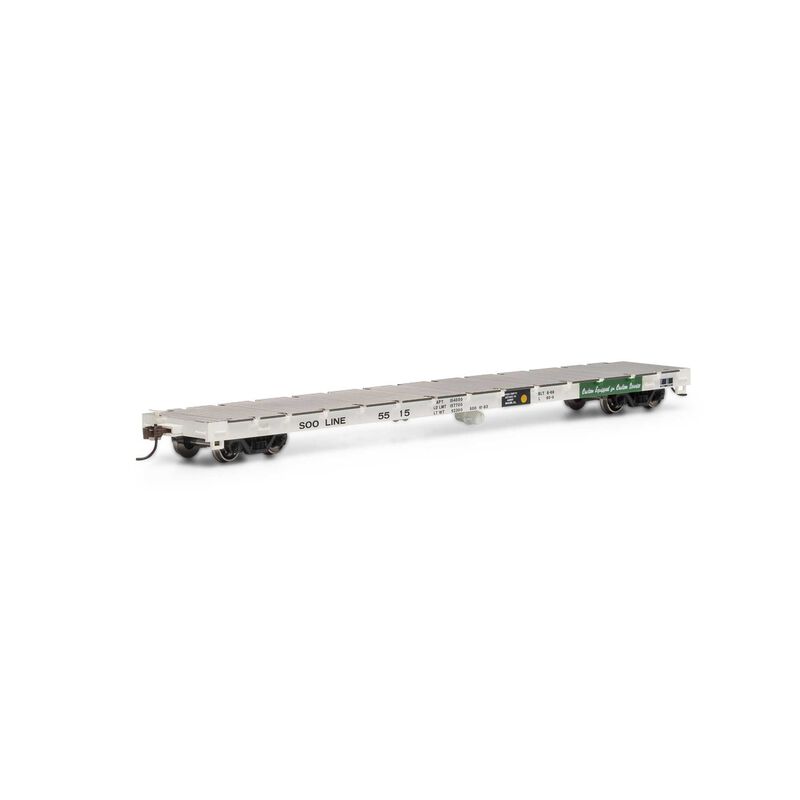 Athearn HO 60' Flat Car - Soo Line #5515