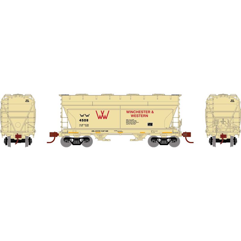 Athearn HO RTR ACF 2970 Cover Hopper, W&W #4508 - ATH93463