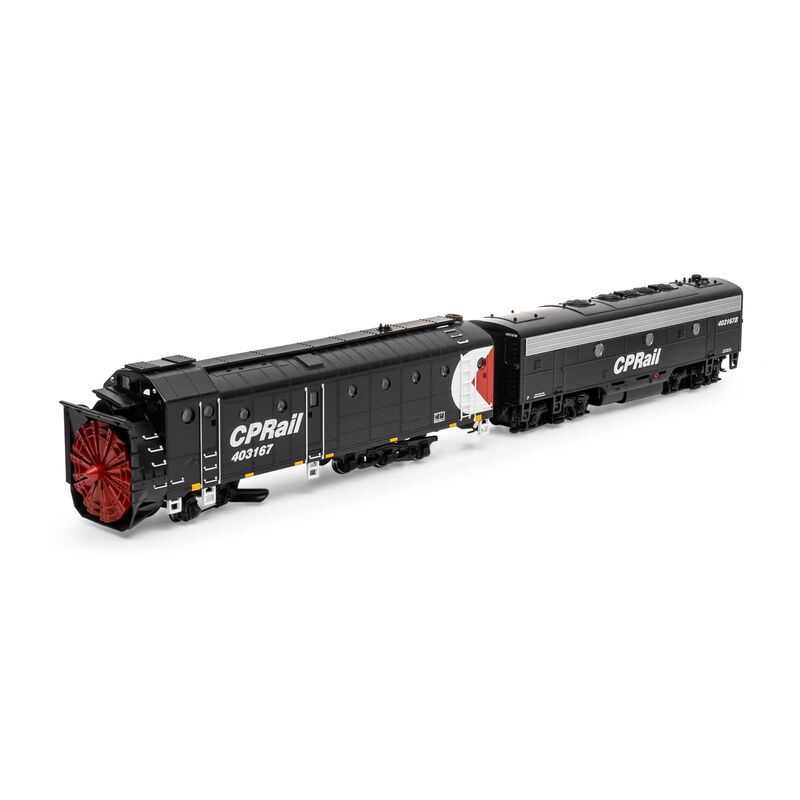 HO Rotary Snowplow & F7B, CPR #403167/#403167B