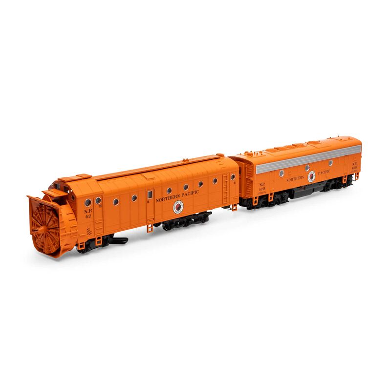 HO Rotary Snowplow & F7B, NP # 42/#42-B