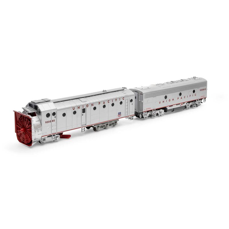 HO Rotary Snowplow & F7B, UP #900080/#90080-B