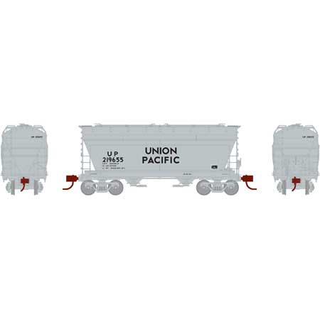 Athearn HO RTR ACF 2970 Cover Hopper,UP/Lge Letter #219655 - ATH93996