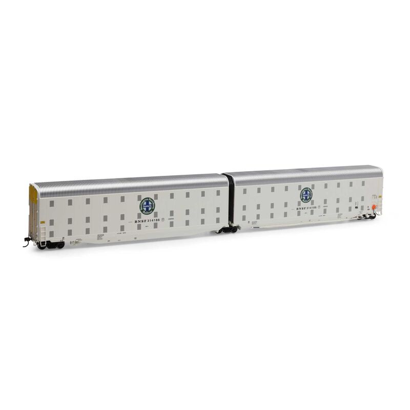 Athearn HO Auto-Max Carrier,BNSF/Large Circle  #314186