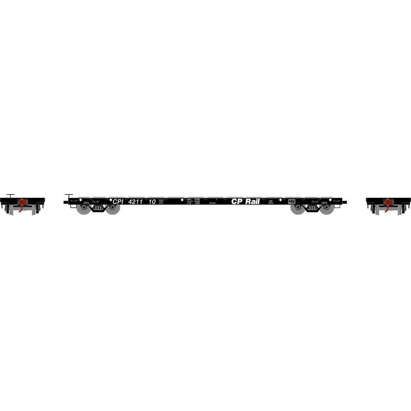 Athearn HO RTR 60' Flat Car, CPR #421110 - ATH97075