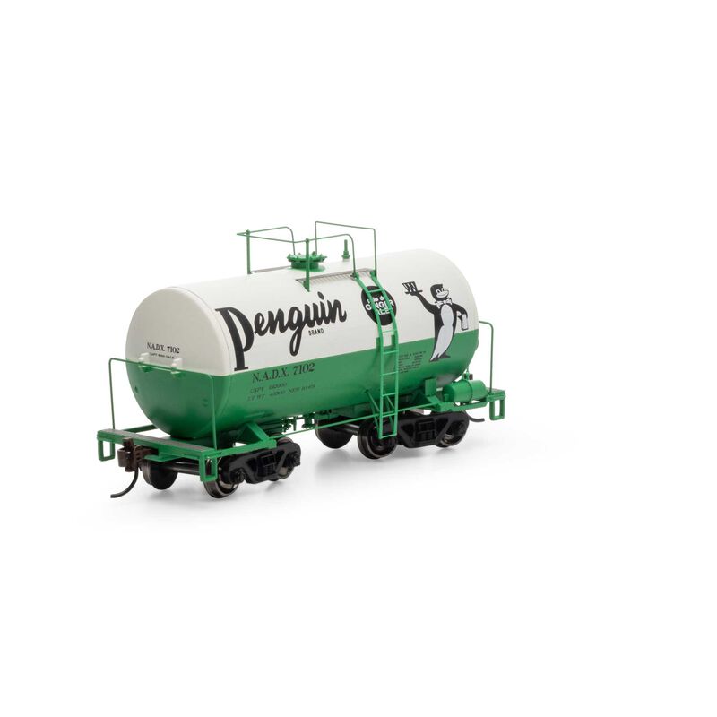 Athearn HO 30' NACC 8K-Gal Tank,NADX/Penguin Gngr Ale#7102