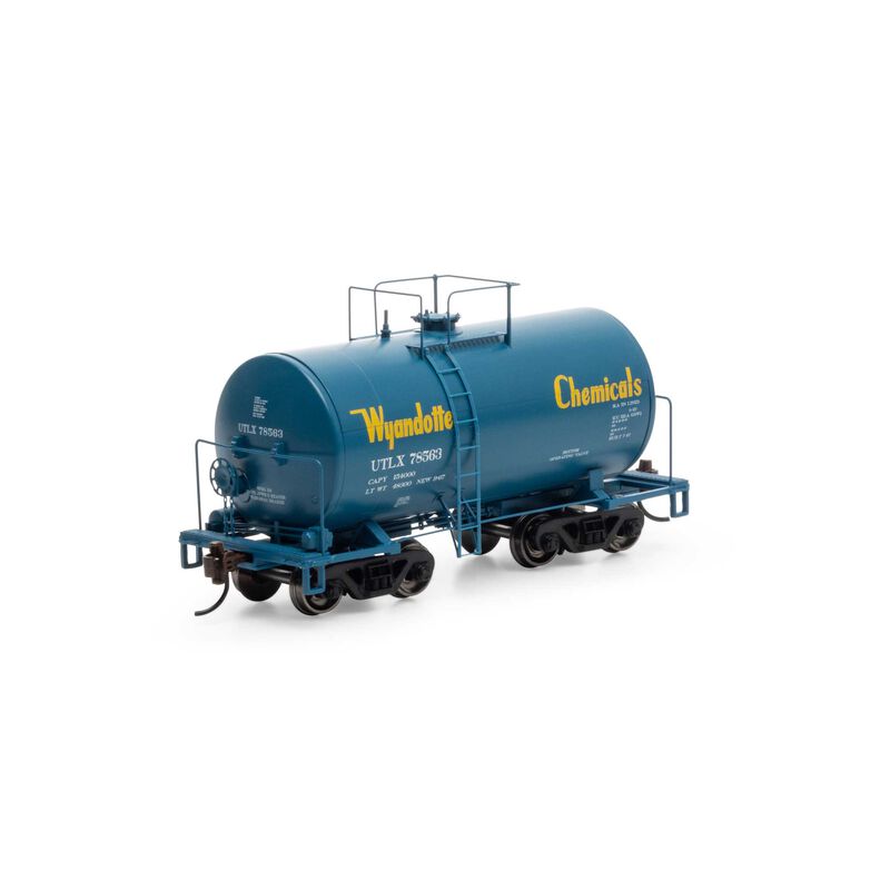 Athearn HO 30' NACC 8K-Gal Tank, Wyandotte Chem/UTLX#78563 - ATH97179