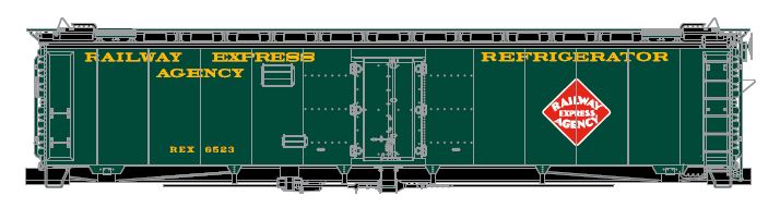 Athearn HO RTR 50' Ice Bunker Reefer, REA #6537 - ATH97360