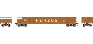 Athearn HO RTR 52' Mill Gondola, HZGX (3) - ATH97395