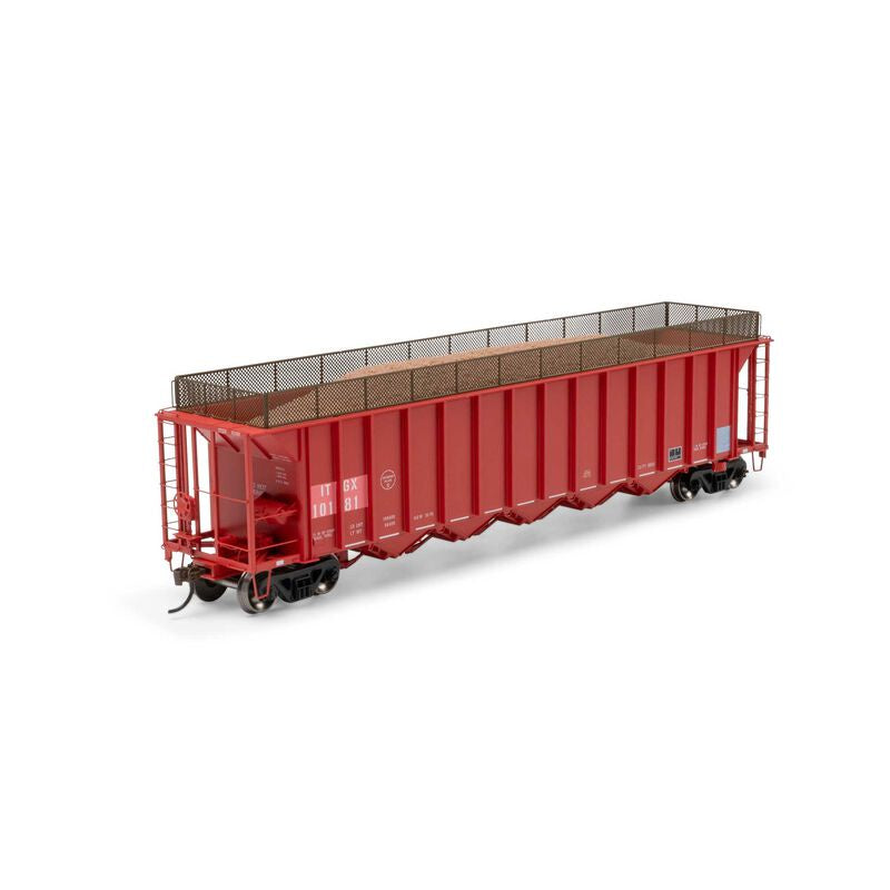 Athearn HO RTR 5-Bay Rapid Discharge Hopper, ITGX / Red #10181