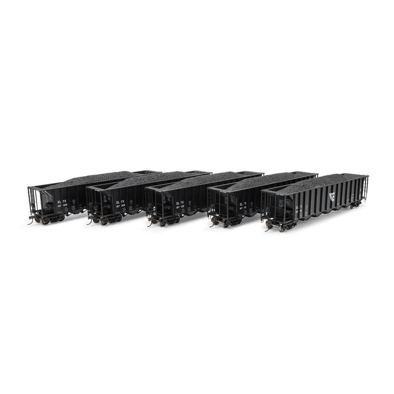 Athearn HO RTR 5-Bay Rapid Discharge Hopper , ELFX #1 (5)