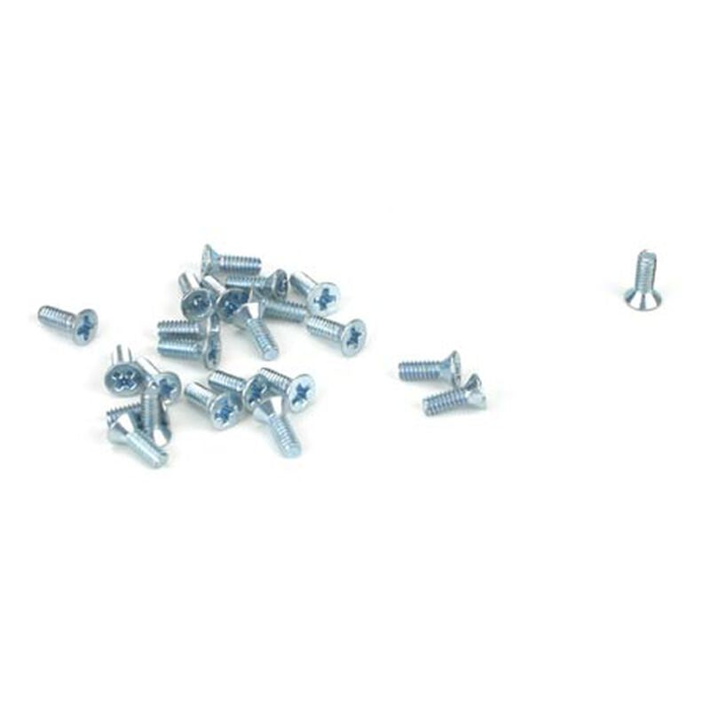 Athearn Flat Head Screw, 2-56 x 1/4 (24)
